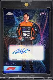 2023 Topps Chrome Formula 1 FT-OP Oscar Piastri Futuro Autograph【25/50】 Mclaren F1 Team