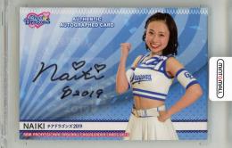 2019 BBM チアリーダーカード DANCING HEROINE -舞- NAIKI 直筆サインカード【25/60】 チアドラゴンズ2019(中日ドラゴンズ)