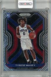 2020-21 Panini Prizm Tyrese Maxey Base #256 RC Philadelphia 76ers