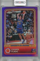 2024 Topps Chrome McDonald’s All American Cooper Flagg Purple Refractor #28 【115/150】 East