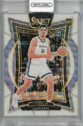 2024-25 Panini Select Zach Edey Concourse White Wave Prizms #98 RC【49/99】 Memphis Grizzlies