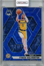 2024-25 Panini Mosaic Tyrese Haliburton International Blue Mosaic #85 【07/35】 Indiana Pacers