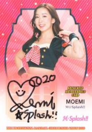 2020 BBM チアリーダー華 ロッテ MOEMI 直筆サインカード 60枚限定 /9