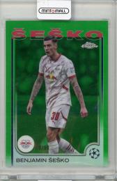 2025 TOPPS Chrome UEFA Benjamin Sesko #95【98/99】 RB Leipzig
