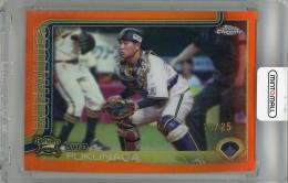 2025 Topps Chrome NPB 福永奨 Orange Refractor【15/25】 オリックス・バファローズ