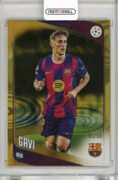 2025-26 Topps UEFA Club Competitions Gavi Gold Raindrops【05/50】 FC Barcelona