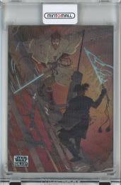 2025 Topps Chrome Star Wars Galaxy A Narrow Battleground Duel on Mustafar Wave Refractors #DOM7【73/99】