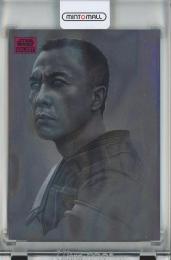 2025 Topps Chrome Star Wars Galaxy Chirrut Imwe Magenta Lava Refractors #67【090/250】