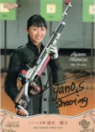 2019 BBM シャイニングヴィーナス	清水 綾乃	金箔サインカード	【031/100】