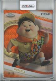 2025 Topps Chrome Disney Russell Orange Wave Refractors #174【19/25】