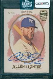 2024 Topps Archives Signature Alex Gordon #111【23/36】 Kansas City Royals