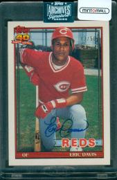 2024 Topps Archives Signature Eric Davis #550【13/56】 Cincinnati Reds