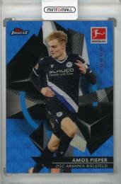 2020-21 Topps Finest Bundesliga DSC ARMINIA BIELEFELD Amos Pieper Base Blue Wave(パラレル版) 017/150