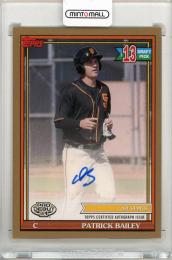 2021 TOPPS Pro Debut Patrick Bailey Autographs Gold #PD162【40/50】 AZL Giants