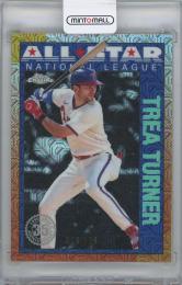 2025 TOPPS '90 Topps Silver Pack Chrome All Star Aqua Refractors / TREA TURNER(Philadelphia Phillies) 【019/199】