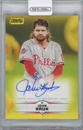 2025 TOPPS Stadium Club Autographs Yellow / JOHN KRUK(Philadelphia Phillies)
