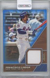 2026 TOPPS Major League Materials Blue / FRANCISCO LINDOR(New York Mets) 【099/150】