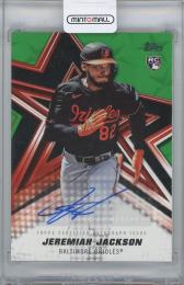 2026 TOPPS Stars Autographs Green Foil / JEREMIAH JACKSON(Baltimore rioles) 【38/99】