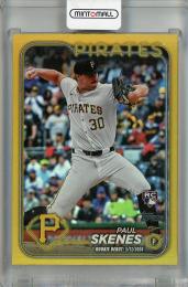 2024 Topps Update Series Paul Skenes Rookie Debut Gold Rainbow Foil #US288 RC Pittsburgh Pirates