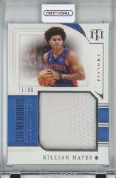 2021-22 PANINI NATIONAL TREASURES BASKETBALL  Killian Hayes Tremendous Treasures 76/99