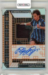 2020-2021 Panini Obsidian Soccer Filippo Inzaghi Matrix Material Autograph【10/10】 Juvevtus