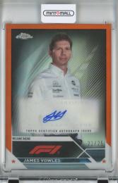 2023 Topps Chrome Formula 1 Racing  James Vowles Chrome Autographs/Orange 22/25