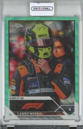 2023 Topps Chrome Formula 1 Racing  Lando Norris Base/F1 DRIVERS/Aqua Wave/#26 86/150