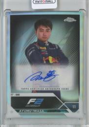 2023 Topps Chrome Formula 1 Racing  Ayumu Iwasa Chrome Autographs