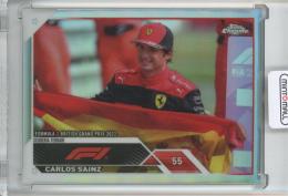 2023 Topps Chrome Formula 1 Racing  Carlos Sainz Base/F1 Celebrations Variations/#17