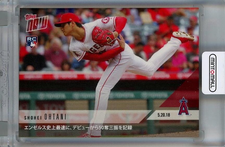 大谷翔平 2018 TOPPS NOW＃MOW-23 SHOHEI OHTANI 2018 topps NOW 大谷
