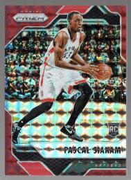 2016-17 Panini Prizm Toronto Raptors Pascal Siakam #72 Mosaic Red