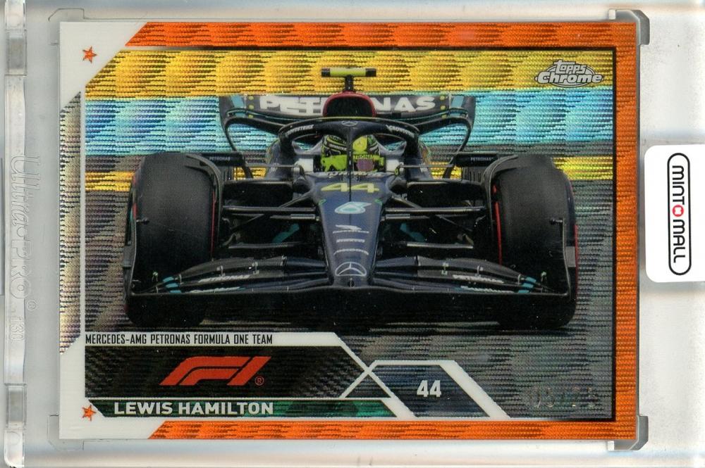 ミントモール / MINT 立川店 / 2023 Topps Chrome Formula 1 Lewis Hamilton #104 Orage  Wave Refractor 05/25