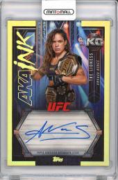 【若干白欠け、微スレあり】2025 TOPPS Knockout UFC Amanda Nunes Autograph【5/8】