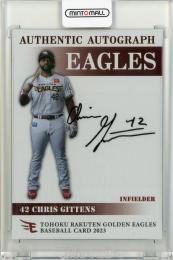 2023 楽天オリジナル 2nd クリス・ギッテンス 直筆サインカード【25/35】