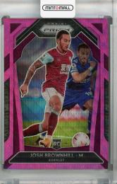 2020-21 Panini Prizm Premier League Burnley Josh Brownhill Base Pink Wave(パラレル版)