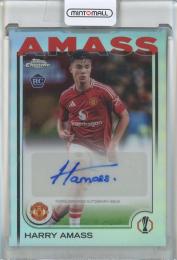 2024-25 Topps Chrome UEFA Club Competitions Harry Amass Autographs #CAHA Manchester United
