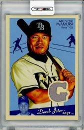 【表面左側微キズあり】2008 UPPER DECK Goudey Akinori Iwamura Game Used Memorabilia