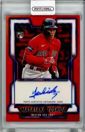 【裏面右下若干難あり】2023 TOPPS Japan Edition Masataka Yoshida Autograph (RC)