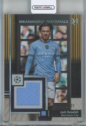 2024-25 Topps Museum Collection UEFA Club Competitions Jack Grealish Meaningful Materials #MMSRJG【252/399】 Manchester City