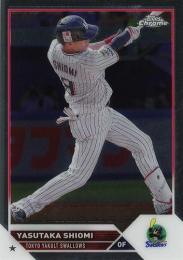 2023 TOPPS Chrome NPBプロ野球 #22 塩見泰隆(ヤクルト) レギュラーカード
