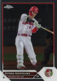 2023 TOPPS Chrome NPBプロ野球 #36 西川龍馬(広島) レギュラーカード