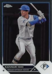 2023 TOPPS Chrome NPBプロ野球 #49 石井一成(日本ハム) レギュラーカード