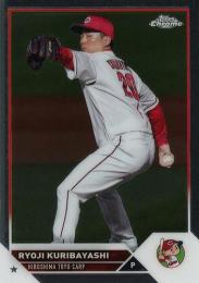 2023 TOPPS Chrome NPBプロ野球 #58 栗林良吏(広島) レギュラーカード