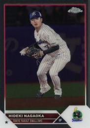 2023 TOPPS Chrome NPBプロ野球 #93 長岡秀樹(ヤクルト) レギュラーカード