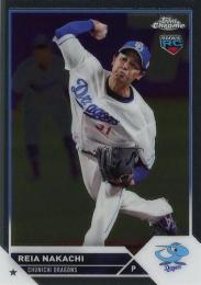 2023 TOPPS Chrome NPBプロ野球 #126 仲地礼亜(中日) レギュラーカード RC
