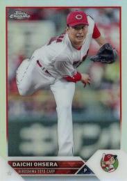 2023 TOPPS Chrome NPBプロ野球 #44 大瀬良大地(広島) リフラクターパラレル版 レギュラーカード