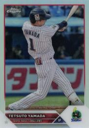 2023 TOPPS Chrome NPBプロ野球 #83 山田哲人(ヤクルト) リフラクターパラレル版 レギュラーカード