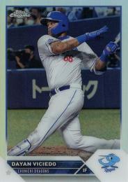 2023 TOPPS Chrome NPBプロ野球 #98 ビシエド(中日) リフラクターパラレル版 レギュラーカード
