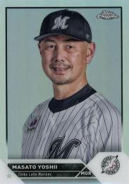 2023 TOPPS Chrome NPBプロ野球 #106 吉井理人(ロッテ) リフラクターパラレル版 レギュラーカード