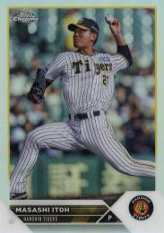 2023 TOPPS Chrome NPBプロ野球 #162 伊藤将司(阪神) リフラクターパラレル版 レギュラーカード